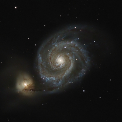 Whirlpool-Galaxie M51 vom 03.05.2023