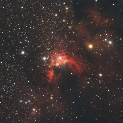 Cave Nebula Sh2-155 vom 13.10.2023