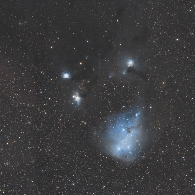 IC2169, IC446, NGC2245 und NGC2247 vom 18.12.2023