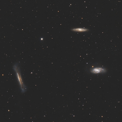 Leo-Triplett M65, M66 und NGC3628 vom 05.02.2024