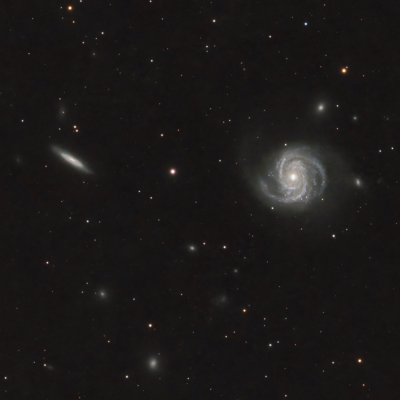 Blowdryer Galaxy M100, NGC4312 vom 02.04.2024